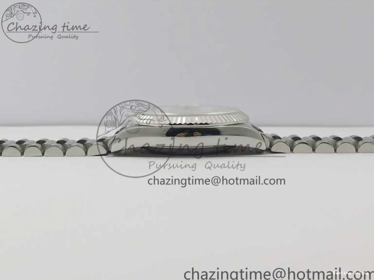 1218 Day-Date 36 SS 128239 Bp Maker Best Edition Black Dial on President Bracelet TimelessDesign 3151